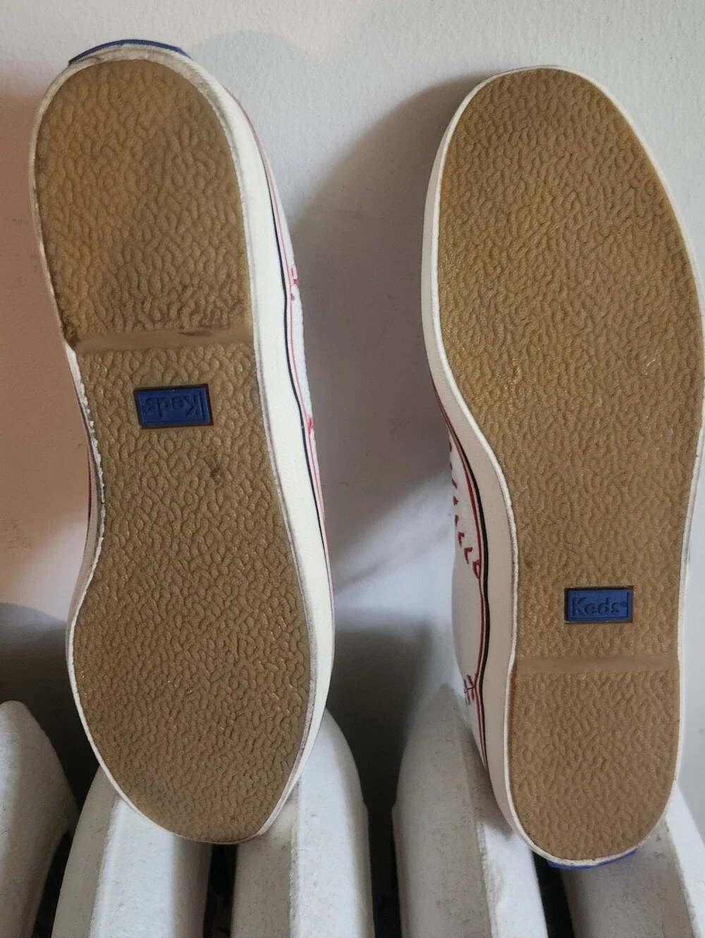 Keds Champion Pennant Leather Sneakers Baseball Sz. 7